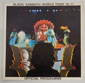 Black Sabbath Official Programme World Tour 1976-77