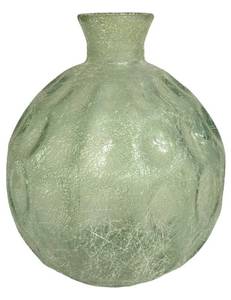 Vintage Vidrios San Miguel Recycled Green Glass featuring a Textured Spaghetti Design