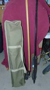 lot 19A image: Folding Titan Cot and Tools