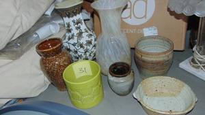 lot 31 image: Assorted Vases and Pottery