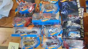 lot 73 image: Hot Wheels Star Wars Cars