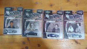 lot 83 image: 4- Hot Wheels Hall of Fame Cars