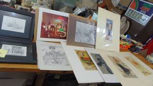 lot 100 image: Etchings and Prints