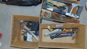lot 127 image: 3-Boxes of Assorted Tools and Supplies
