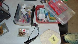 lot 148 image: Beading Supplies, Misc Jewelry and Beaded Purse