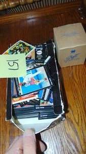 lot 151 image: Misc Baseball Cards and Ball