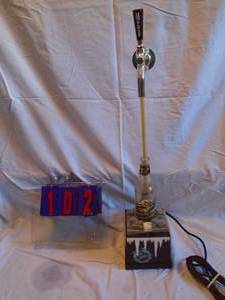 lot 102 image: Miller Geniune Draft pumping tap. Untested. As shown.