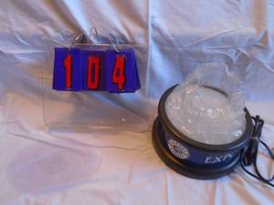 lot 104 image: Special Export lighted bottle display. No bottle. As shown.