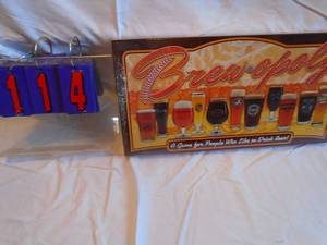 lot 114 image: New in plastic Brewopoly game. Looks like fun. As shown.