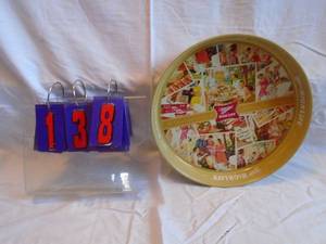 lot 138 image: Miller High Life beer tray. Very nice condition. As shown.