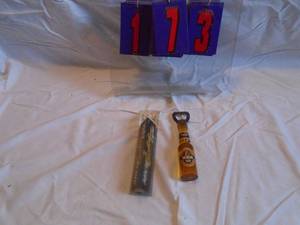 lot 173 image: Mich Golden light tap handle & bottle opener. As shown.