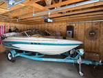 1998 Glastron SE175 bowrider with Mercruiser 3.0 4 cylinder inboard and Alpha Gen 1 outdrive and Matching Utility Boat Trailer
