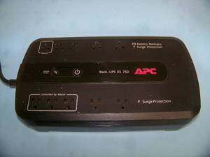 lot 59 image: APC ES-750 (BE750G) 750VA Back-UPS Uninterruptible Power Supply