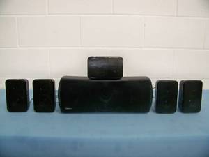 lot 54 image: SpeakerCraft WeatherCraft WS740 IndoorOutdoor Speaker with (5) Coby 30W Speakers