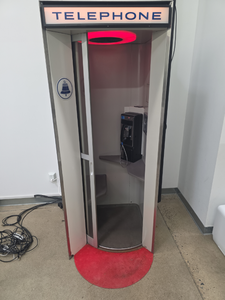 Vintage Phone Booth with Color Changing LED Lights