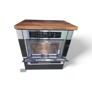 Ikea Built in Microwave in Self Contained Custome Cabinet