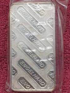 10 oz .999 Silver Bar -- Engelhard in Original Plastic -- C Series