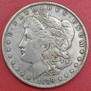 lot 36 image: 1889 Morgan Silver Dollar--90% Silver