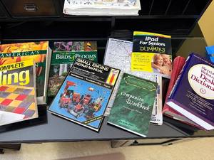 lot 27 image: Dictionary & Reference Books Lot - Merriam-Websters & Websters College Editions