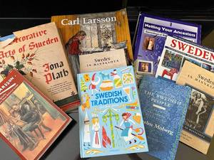 lot 28 image: Swedish Heritage Books - 7 Titles (Carl Larsson, Sweden in Minnesota, Swedish Traditions)