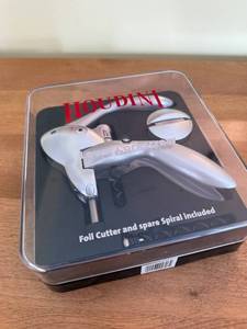 lot 342 image: Metrokane Houdini Corkscrew - Lever-Style Wine Opener with Foil Cutter & Spare Spiral