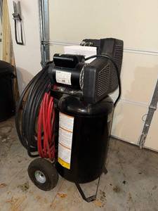 lot 10 image: Industrial Air ILA1883054 1.8 HP 120240V Belt-Drive Vertical Air Compressor