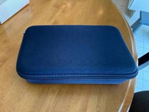 lot 366 image: Nail Drill Set - Blue Zip Case with Drill Handpiece & Assorted Bits