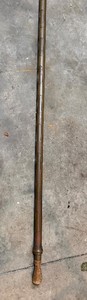 lot 464 image: Vintage Solid Brass Spiral Grain Sampler - Double Tube Probe