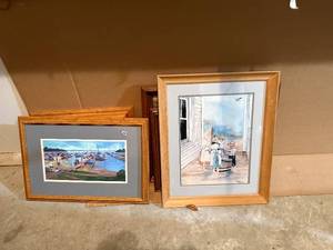 lot 480 image: Framed Art Prints - Lot of 4