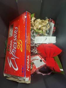 lot 100 image: Large Assortment of Holiday and Seasonal Decorations with Storage Totes