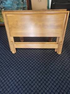 lot 105 image: Pair of 42-Inch Wooden Twin Headboards