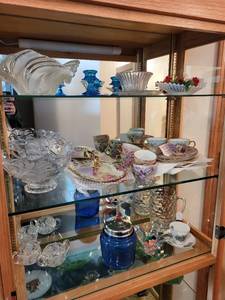 lot 184 image: Collection of Vintage Glassware and Porcelain Tea Sets