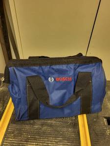 lot 244 image: Bosch 18V Cordless Drill and Impact Driver Set with Charger and Bag