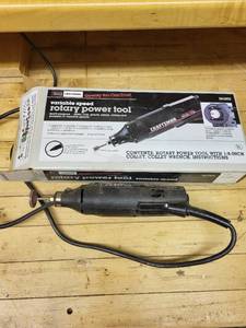 lot 273 image: Craftsman Variable Speed Rotary Power Tool with Accessories and Box