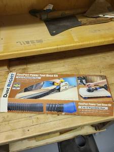 lot 274 image: Dust Right FlexiPort Power Tool Hose Kit, 3 to 12 Expandable Hose