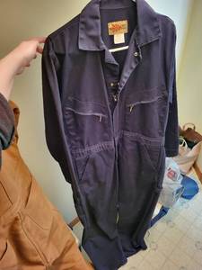 lot 390 image: Field N Forest Navy Blue Coveralls Size Medium Short