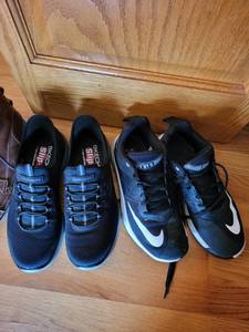 lot 419 image: Mens Footwear Collection - Timberland Boots, Skechers Slip-Ins, and Nike Sneakers