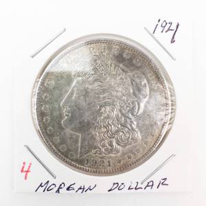 lot 4 image: 1921 Morgan Dollar