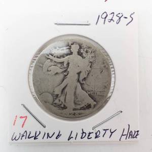 lot 17 image: 1928-S Walking Liberty Half