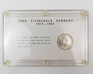 lot 35 image: 1964 Kennedy Half Dollar in Capital Holder