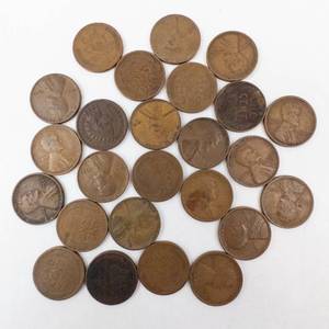 lot 71 image: 25) early cents 10s, 20s, 30,s
