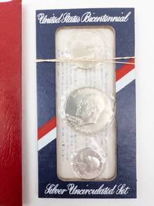 lot 74 image: 1776-1976 United States Bicentennial Silver Uncirculated Set