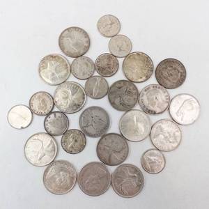 lot 109 image: $5.00 face value Canadian 80% silver  3 ounces silver