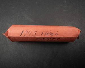 lot 165 image: 1 roll of 1943 steel war cents