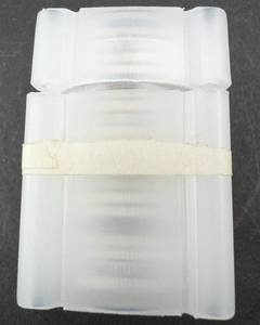 lot 256 image: 1 tube of 20 Uncirculated silver half dollars 10 Franklins, 10 Kennedys, Approx. 7 14 oz