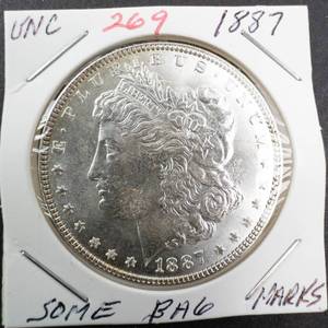 lot 269 image: 1887 Morgan dollar another Beauty