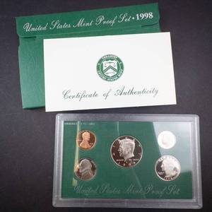 lot 310 image: 1998 US Mint Proof Set