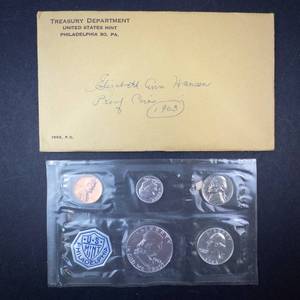 lot 326 image: 1963 US Mint Proof Set Sealed