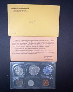 lot 327 image: 1964 US Mint Proof Set Sealed
