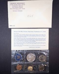 lot 329 image: 1965US Mint Proof Set Sealed